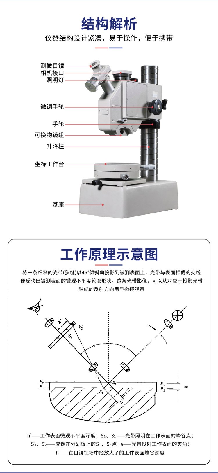 csoif 9j 光切法显微镜 电子仪表 测微目镜 光学仪器五厂 - 爱企查